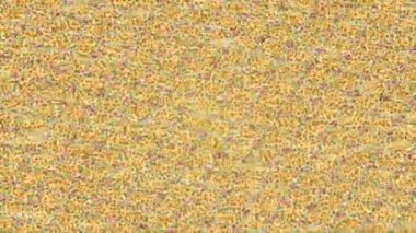 Benzersiz video giriş tasarımı projeleri için detaylı yüzey kalıbı film animasyon stili grafik girişi