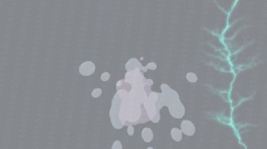 Soyut hareket desenli fütüristik video üretimi için dinamik dijital arkaplan