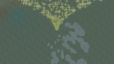 Lüks hareket projeleri için soyut tasarım stili animasyonu olan üst düzey dijital doku