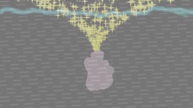 Yaratıcı video düzenleme film tasarımı için benzersiz hareket grafikleri biçimi giriş hareketi video pro