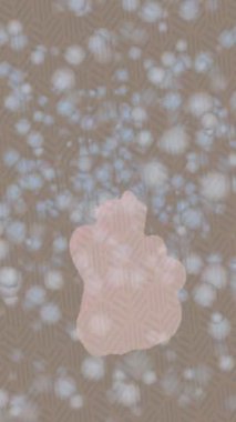 Benzersiz dijital animasyon tarzı grafikleri olan yaratıcı ortam tasarımı için yenilikçi hareket dokusu