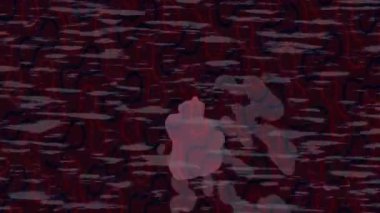 Benzersiz video giriş tasarımı projeleri için detaylı yüzey kalıbı film animasyon stili grafik girişi