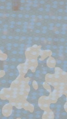 Benzersiz dijital animasyon tarzı grafikleri olan yaratıcı ortam tasarımı için yenilikçi hareket dokusu