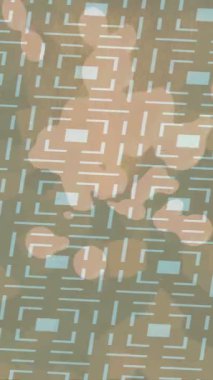 Lüks hareket projeleri için soyut tasarım stili animasyonu olan üst düzey dijital doku