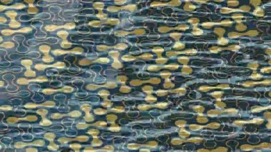 Soyut hareket desenli fütüristik video üretimi için dinamik dijital arkaplan