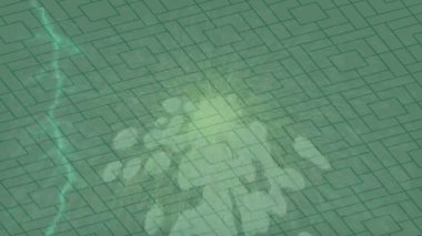 Modern medya üretimi için fütüristik dijital soyut doku sinematik tarz hareketli grafik ögesi