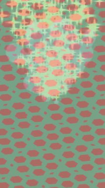 Soyut hareket desenli fütüristik video üretimi için dinamik dijital arkaplan