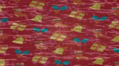 Benzersiz video giriş tasarımı projeleri için detaylı yüzey kalıbı film animasyon stili grafik girişi