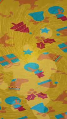 Estetik doku arkaplan tasarımı renkli hareket grafikleri ile moda film giriş profosyoneli