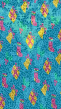 Benzersiz dijital animasyon tarzı grafikleri olan yaratıcı ortam tasarımı için yenilikçi hareket dokusu