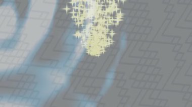 Benzersiz dijital hareket grafiklerine sahip yaratıcı sinematik projeler için yumuşak animasyon yüzeyi