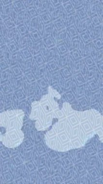 Benzersiz dijital animasyon tarzı grafikleri olan yaratıcı ortam tasarımı için yenilikçi hareket dokusu