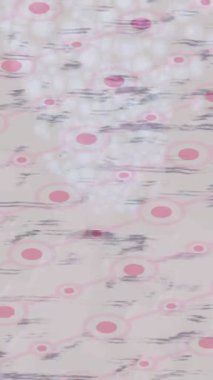 Benzersiz dijital animasyon tarzı grafikleri olan yaratıcı ortam tasarımı için yenilikçi hareket dokusu