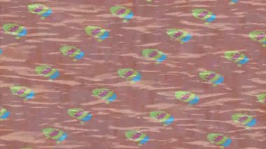 Estetik doku arkaplan tasarımı renkli hareket grafikleri ile moda film giriş profosyoneli