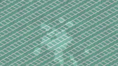 Soyut hareket desenli fütüristik video üretimi için dinamik dijital arkaplan