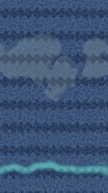 Dijital doku yüzey tasarım biçimi ile modern video animasyonu için gelişmiş hareket grafikleri