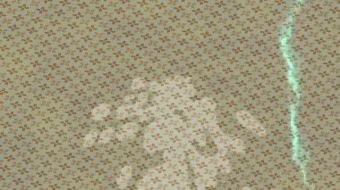 Benzersiz video giriş tasarımı projeleri için detaylı yüzey kalıbı film animasyon stili grafik girişi