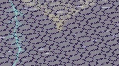 Modern medya üretimi için fütüristik dijital soyut doku sinematik tarz hareketli grafik ögesi