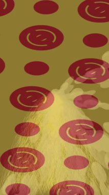 Benzersiz hareket grafikleri tasarım sanatına sahip yaratıcı film üretimi için özet bir arkaplan