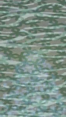 Benzersiz video giriş tasarımı projeleri için detaylı yüzey kalıbı film animasyon stili grafik girişi