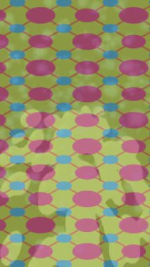 Benzersiz dijital animasyon tarzı grafikleri olan yaratıcı ortam tasarımı için yenilikçi hareket dokusu