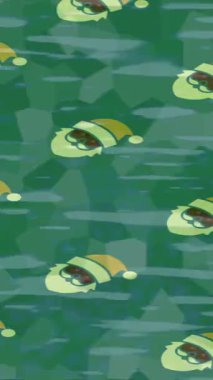 Dijital doku yüzey tasarım biçimi ile modern video animasyonu için gelişmiş hareket grafikleri