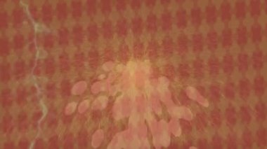 Benzersiz dijital animasyon tarzı grafikleri olan yaratıcı ortam tasarımı için yenilikçi hareket dokusu