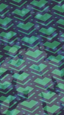 Dijital doku yüzey tasarım biçimi ile modern video animasyonu için gelişmiş hareket grafikleri