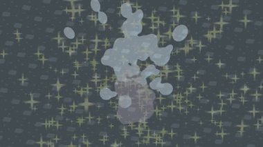 Benzersiz dijital animasyon tarzı grafikleri olan yaratıcı ortam tasarımı için yenilikçi hareket dokusu