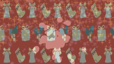 Benzersiz video giriş tasarımı projeleri için detaylı yüzey kalıbı film animasyon stili grafik girişi