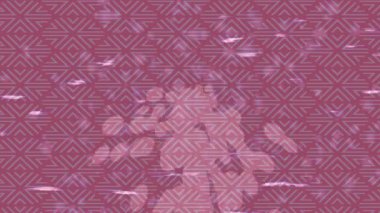 Benzersiz video giriş tasarımı projeleri için detaylı yüzey kalıbı film animasyon stili grafik girişi