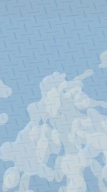 Benzersiz video giriş tasarımı projeleri için detaylı yüzey kalıbı film animasyon stili grafik girişi