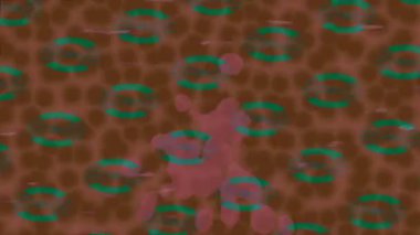 Lüks hareket projeleri için soyut tasarım stili animasyonu olan üst düzey dijital doku