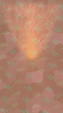 Benzersiz video giriş tasarımı projeleri için detaylı yüzey kalıbı film animasyon stili grafik girişi