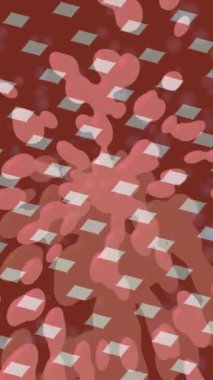 Soyut hareket desenli fütüristik video üretimi için dinamik dijital arkaplan