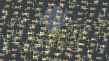 Benzersiz dijital hareket grafiklerine sahip yaratıcı sinematik projeler için yumuşak animasyon yüzeyi