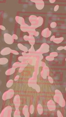 Estetik doku arkaplan tasarımı renkli hareket grafikleri ile moda film giriş profosyoneli