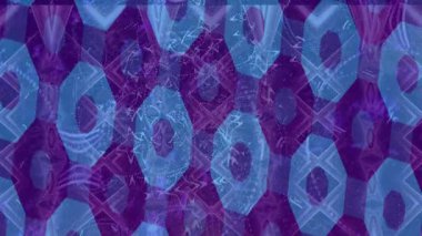 Benzersiz dijital animasyon tarzı grafikleri olan yaratıcı ortam tasarımı için yenilikçi hareket dokusu