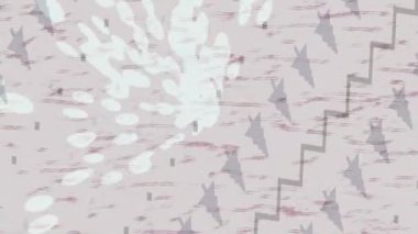 Lüks hareket projeleri için soyut tasarım stili animasyonu olan üst düzey dijital doku