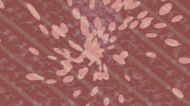 Organik desenli yüzey giriş stili video film sanatı ile soyut arkaplan tasarımı