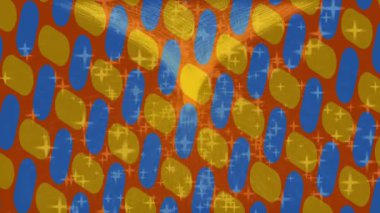 Dijital doku yüzey tasarım biçimi ile modern video animasyonu için gelişmiş hareket grafikleri