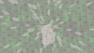 Soyut hareket desenli fütüristik video üretimi için dinamik dijital arkaplan