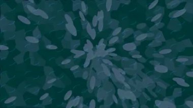 Benzersiz dijital animasyon tarzı grafikleri olan yaratıcı ortam tasarımı için yenilikçi hareket dokusu