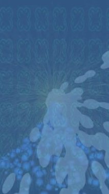 Lüks hareket projeleri için soyut tasarım stili animasyonu olan üst düzey dijital doku