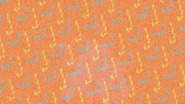 Soyut hareket desenli fütüristik video üretimi için dinamik dijital arkaplan