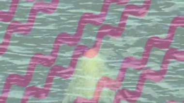 Benzersiz hareket dokusu tasarım sanatı ile profesyonel video düzenleme için modern soyut grafikler