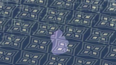 Modern medya üretimi için fütüristik dijital soyut doku sinematik tarz hareketli grafik ögesi