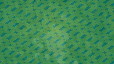 Benzersiz dijital animasyon tarzı grafikleri olan yaratıcı ortam tasarımı için yenilikçi hareket dokusu