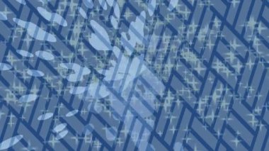 Lüks hareket projeleri için soyut tasarım stili animasyonu olan üst düzey dijital doku