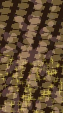 Dijital doku yüzey tasarım biçimi ile modern video animasyonu için gelişmiş hareket grafikleri